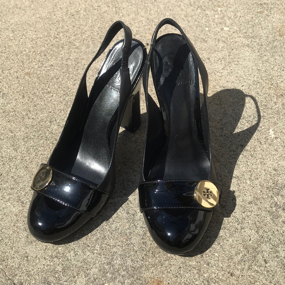 Tory Burch Black Heels